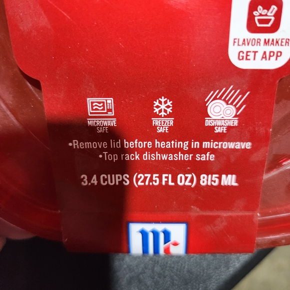 McCormick Red Storage Containers - Picture 3 of 3